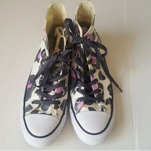 Cheetah Print Converse